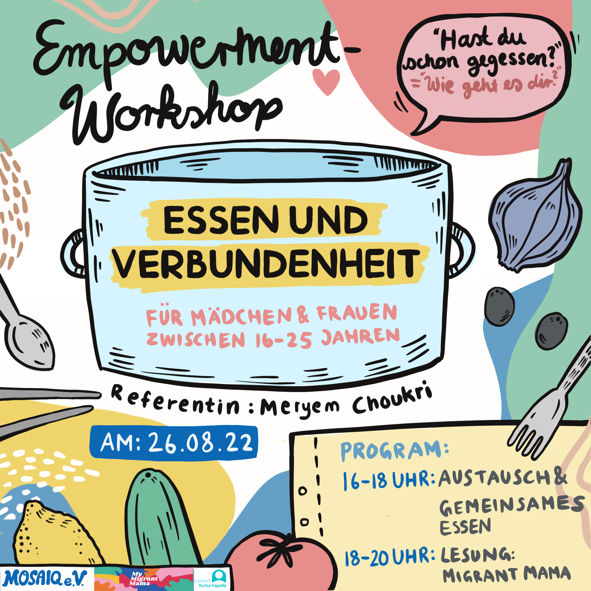Empowermentworkshop: Essen und Verbundenheit